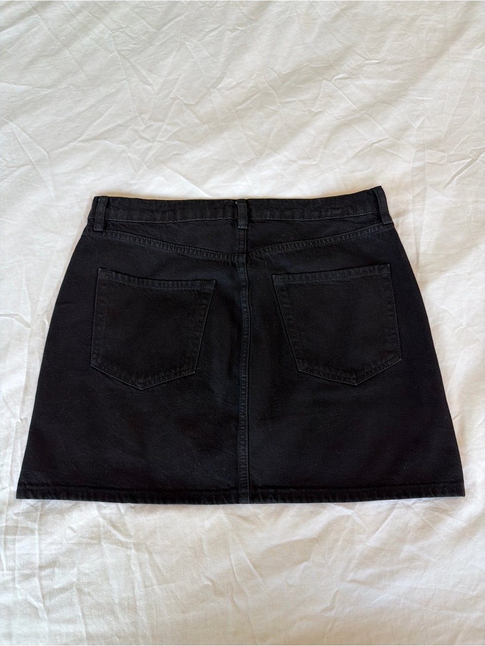 Frame Denim Black Rhinestone Mini Skirt - Picture 5 of 5